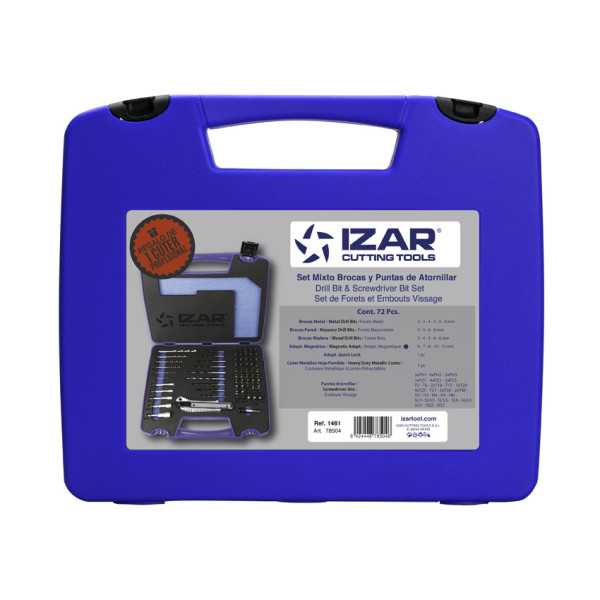 Set Mixto Set Mixto Brocas / Puntas Atornillar 72 PCS. -1461- IZAR