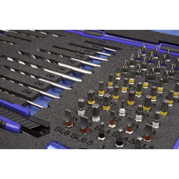 Set Mixto Set Mixto Brocas / Puntas Atornillar 72 PCS. -1461- IZAR