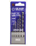 Juego Brocas 2-3-4-5-6-8 HSSE Inox (1020) DIN338 6-UDS. -1462- IZAR