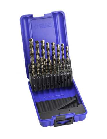 Juego Brocas 1-10X0,50 HSS Co Multi-Inox (1021) DIN338 19-UDS. -1466- IZAR
