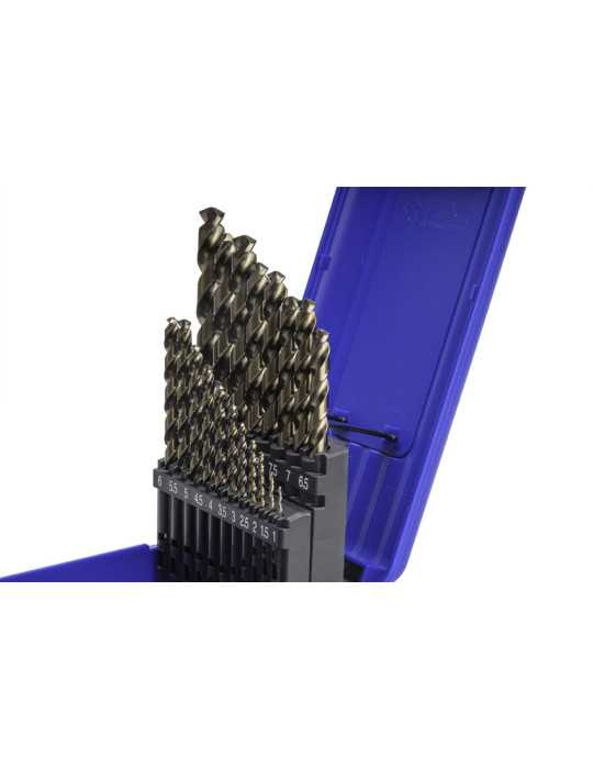 Juego Brocas 1-10X0,50 HSS Co Multi-Inox (1021) DIN338 19-UDS. -1466- IZAR