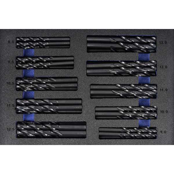 Maletin 1-13X0,50 +3,3 +4,2 HSS (220 UDS. 1010) Brocas DIN338N -1470- IZAR