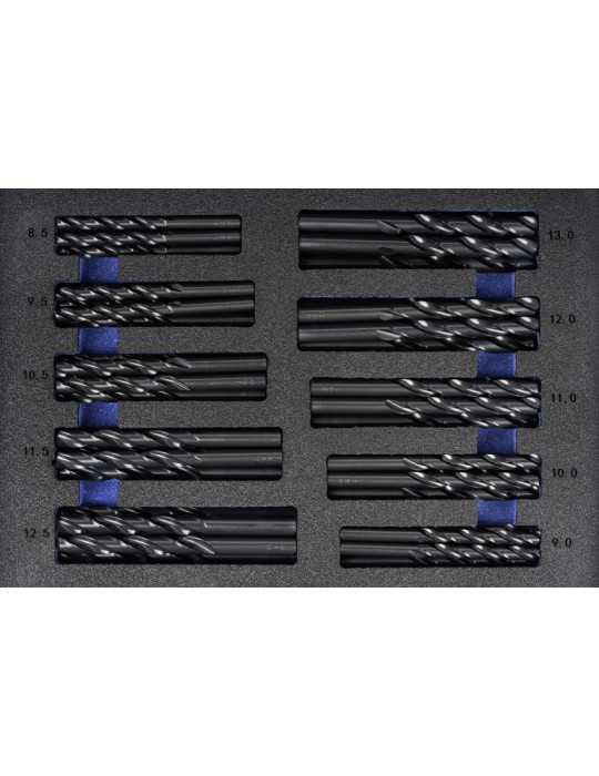 Maletin 1-13X0,50 +3,3 +4,2 HSS (220 UDS. 1010) Brocas DIN338N -1470- IZAR