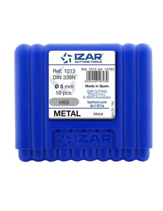 Maletin 1-10X0,50 HSS (170 UDS. 1013) Brocas DIN338N -1470- IZAR