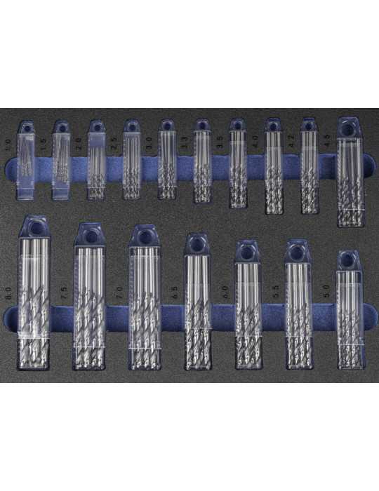 Maletin 1-13X0,50 +3,3 +4,2 HSS (220 UDS. 1013) Brocas DIN338N -1470- IZAR