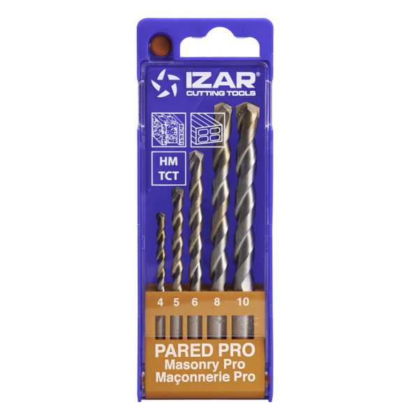 Juego Brocas 4-10 (1886) Pared Profesional 5-UDS. -1486- IZAR