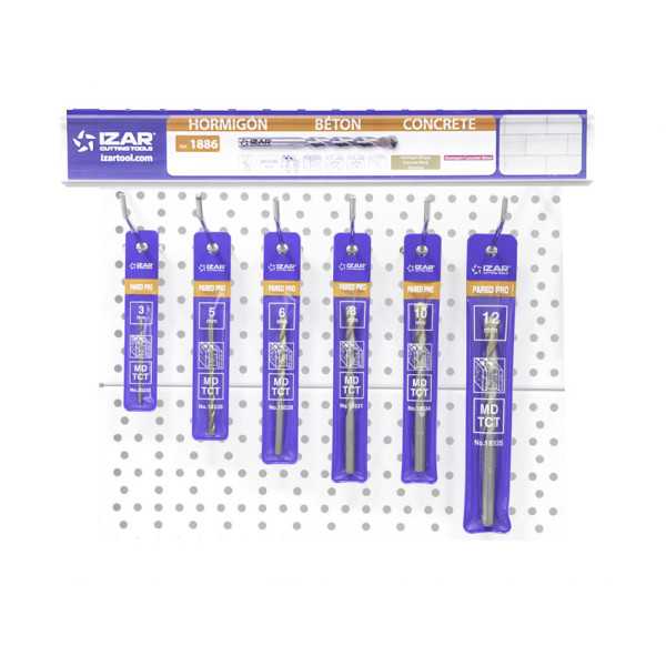 Juego Brocas 4-10 (1886) Pared Profesional 5-UDS. -1486- IZAR