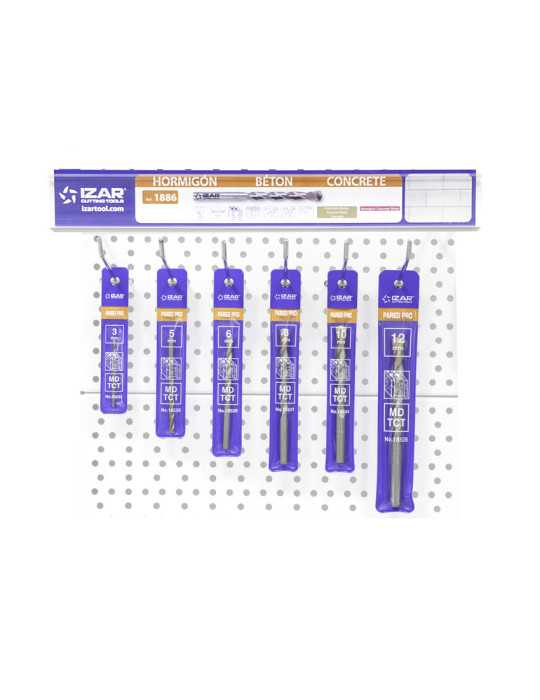 Juego Brocas 3-10 (1886) Pared Profesional 8-UDS. -1487- IZAR