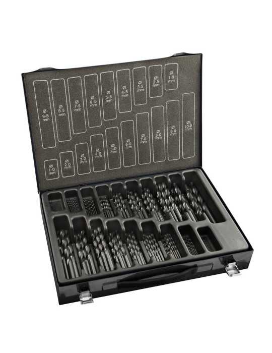 Juego Brocas 1-10X0,50 (170 UDS. 1009) Laminadas 170-UDS. -1499- IZAR