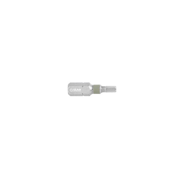 Punta Atornillar HEX 2 DIN3126 Standard L25 - (pack 2 uds. - EUR/pack) -1520- IZAR
