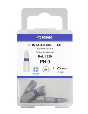 Punta Atornillar Torx 40 DIN3126 Standard L50 - (pack 3 pcs. - EUR/pack) -1520- IZAR 2