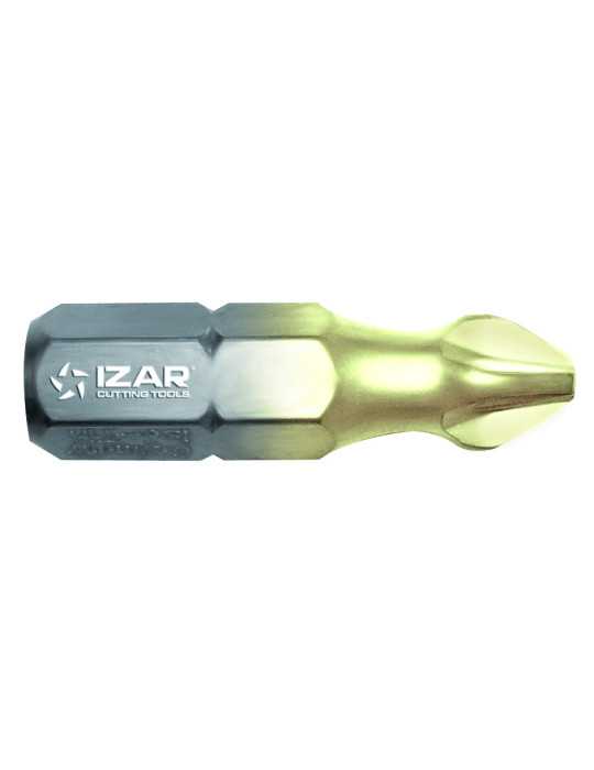 Punta Atornillar Torx 15 DIN3126 Zirkonio L25 - (pack 5 uds. - EUR/pack) -1522- IZAR