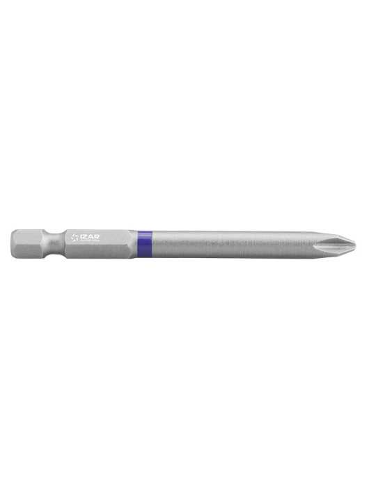 Punta Atornillar PH 1 DIN3126 Standard Larga L75 - (pack 5 pcs. - EUR/pack) -1524- IZAR