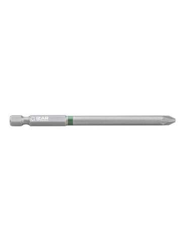 Punta Atornillar PZ 3 DIN3126 Standard Larga L100 - (pack 1 pc. - EUR/pack) -1524- IZAR