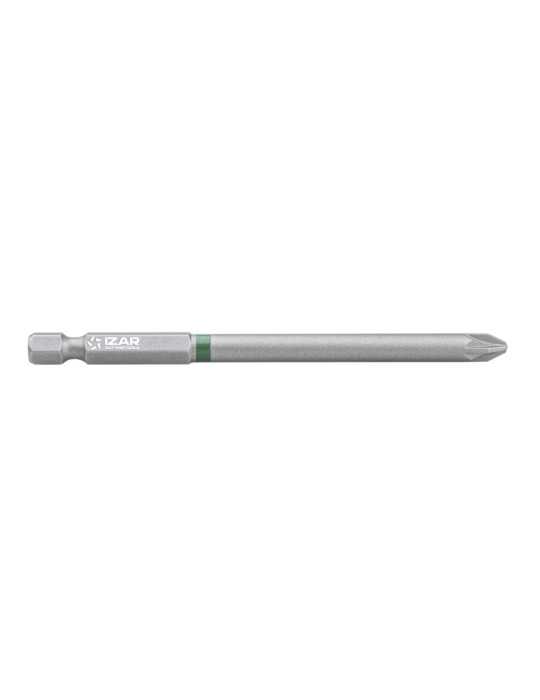 Punta Atornillar PZ 3 DIN3126 Standard Larga L100 - (pack 5 pcs. - EUR/pack) -1524- IZAR
