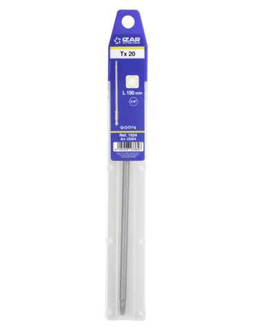 Punta Atornillar Torx 20 DIN3126 Standard Larga L150 - (pack 1 pc. - EUR/pack) -1524- IZAR 2