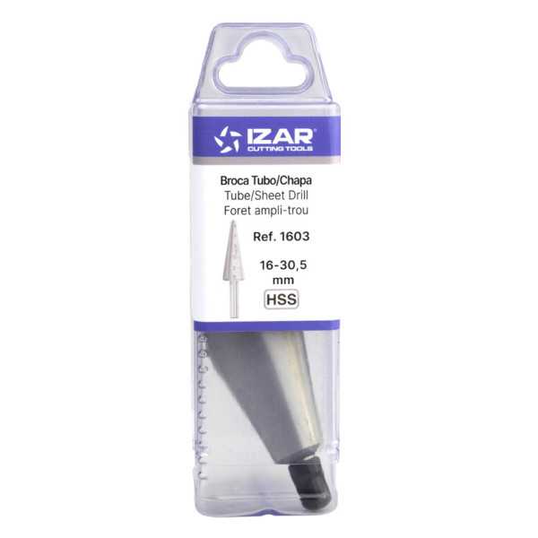 Broca 08,0X20,0 mm HSS Tubo-Chapa -1603- IZAR