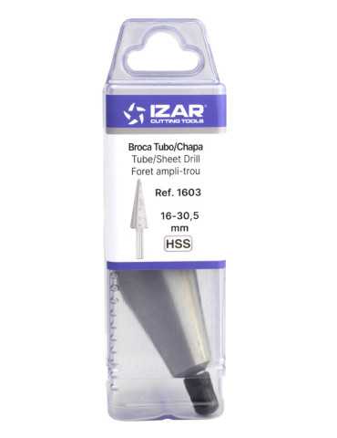 Broca 16,0X30,5 mm HSS Tubo-Chapa -1603- IZAR 2