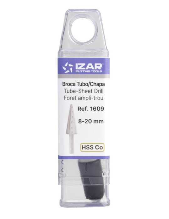Broca 03,0X14,0 mm HSS Co Tubo-Chapa -1609- IZAR