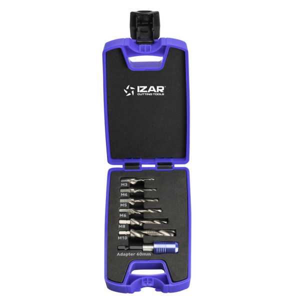 Broca-Macho-Avellanador Set HSS DIN3126 -1610- IZAR