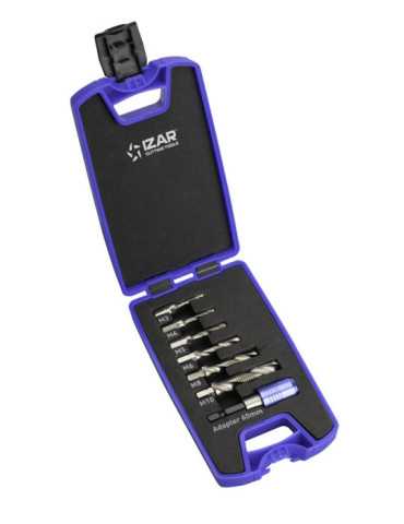 Broca-Macho-Avellanador Set HSS DIN3126 -1610- IZAR 2