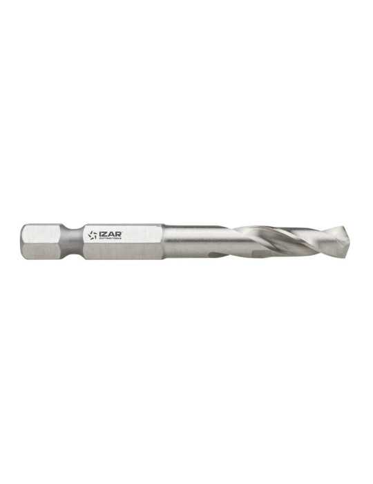 Broca 8,00 mm HSS Hexagonal Extra Corta 1/4 DIN E6.3 Metal -1611- IZAR