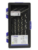 Broca Set 3-4-5-6-8 mm HSS Hexagonal 1/4 Larga DIN E6.3 Metal -1613- IZAR