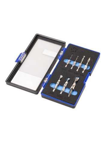 Broca-Macho-Avellanador Set M3-M12 HSS DIN3126 E6.3 -1614- IZAR 2