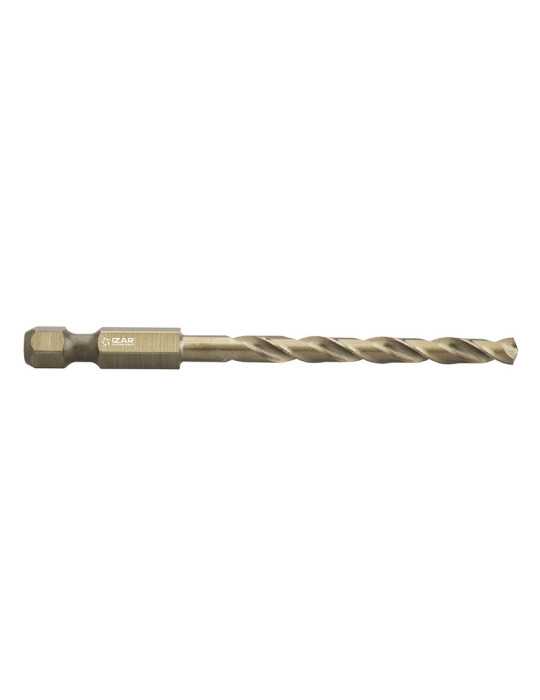 Broca 11,00 mm HSS Co Hexagonal 1/4 Larga DIN E6.3 Metal -1616- IZAR