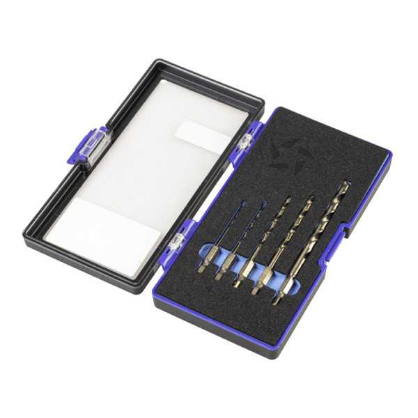 Broca Set 3-4-5-6-7-8-9-10 mm HSS Co Hexagonal 1/4 Larga DIN E6.3 Metal -1616- IZAR
