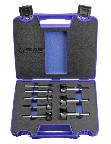 Broca-Fresa Set 15-50 mm HSS Madera -1620- IZAR