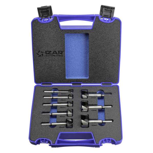 Broca-Fresa Set 15-50 mm HSS Madera -1620- IZAR