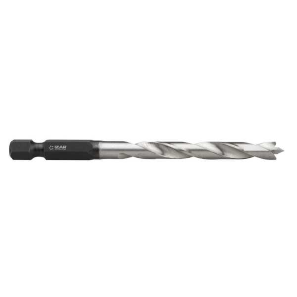 Broca 4,00 mm HSS Hexagonal 1/4 DIN E6.3 Madera -1621- IZAR
