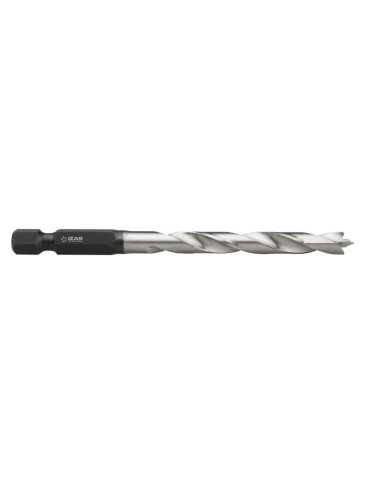 Broca 8,00 mm HSS Hexagonal 1/4 DIN E6.3 Madera -1621- IZAR