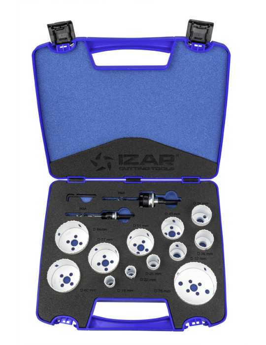 Corona Set Completo HSS Co Bimetal -1645- IZAR