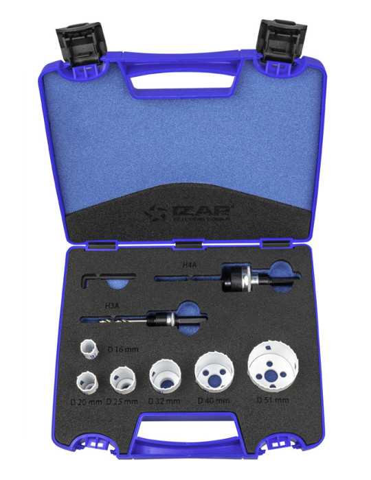 Corona Set Basico 2 HSS Co Bimetal -1645- IZAR