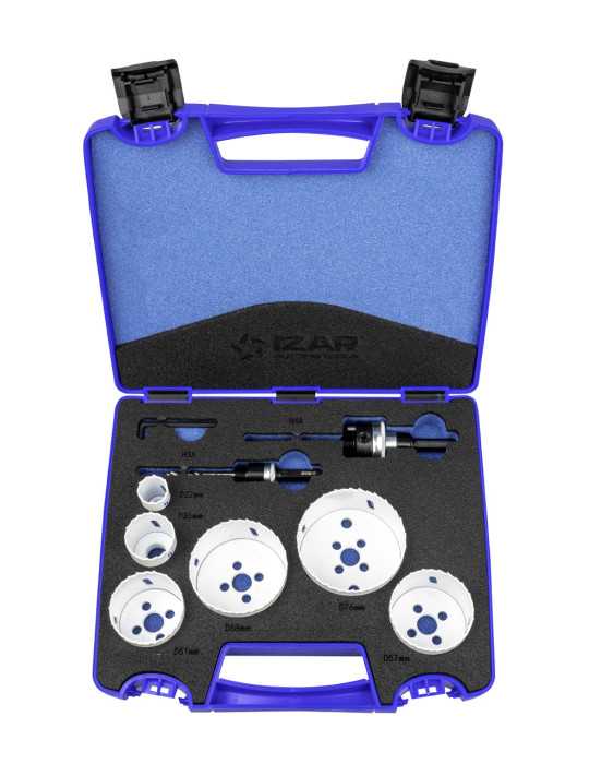 Corona Set Electricista 3 HSS Co Bimetal -1645- IZAR