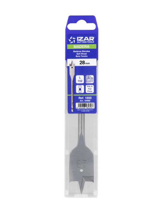 Broca 13,00 mm Madera Plana -1650- IZAR