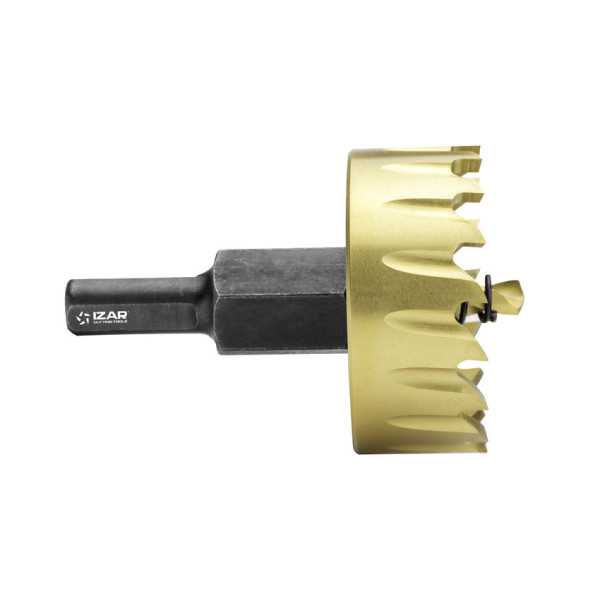 Corona 21,00 mm HSS Reafilable TIN -1667- IZAR