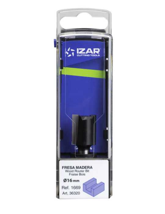 Fresa 16,00 mm Madera Ranurar Y Copiar -1669- IZAR