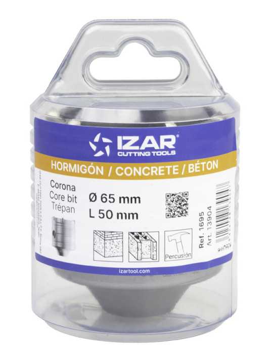 Corona 65,00 mm Metal Duro Ligera Hormigon -1695- IZAR