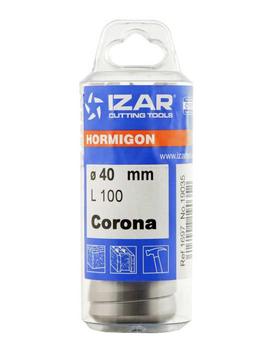 Corona 90,00 mm Metal Duro Pesada Hormigon -1697- IZAR