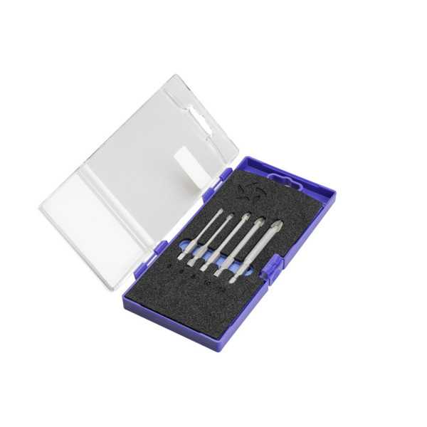 Broca Set 05-06-08-10-12 mm Pared Profesional 4Z+ Mango 3 Planos -1821- IZAR