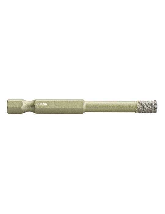 Broca-Corona 10,00 mm Diamante HEX -1839- IZAR