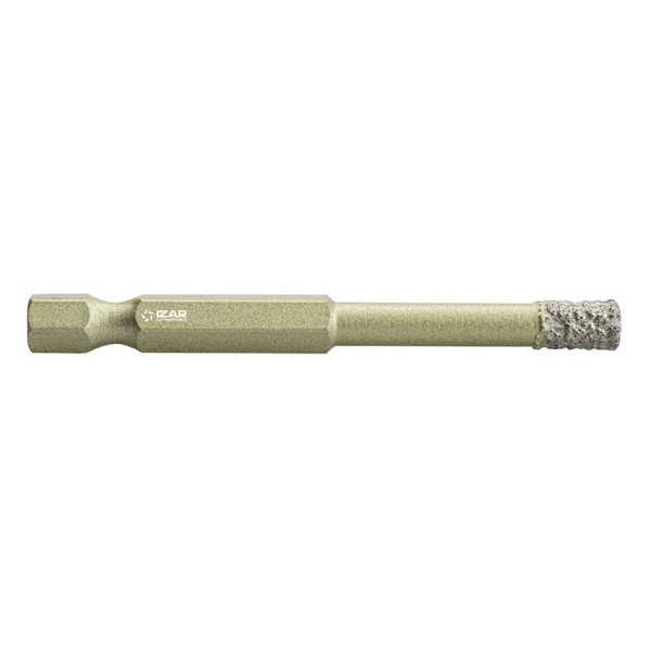 Broca-Corona Set 5-6-8-10 mm Diamante HEX -1839- IZAR
