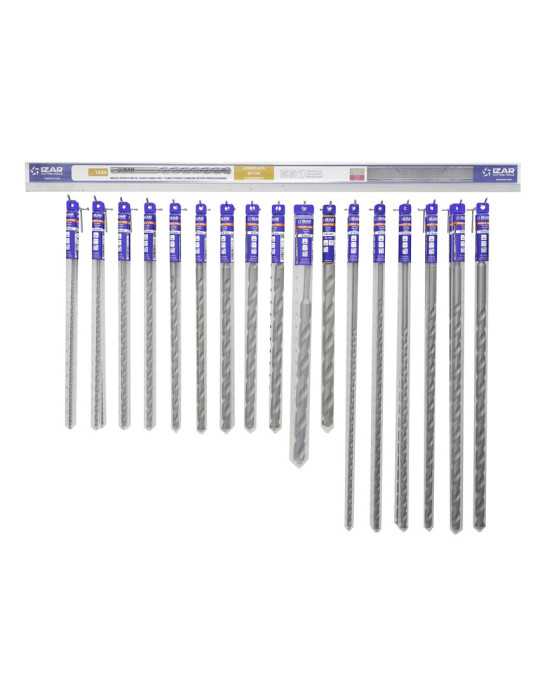 Broca 18,00x400 mm Pared Profesional Larga -1846- IZAR
