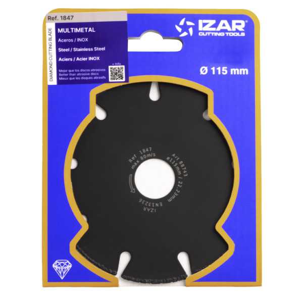 Disco 115 mm Diamante Metal -1847- IZAR