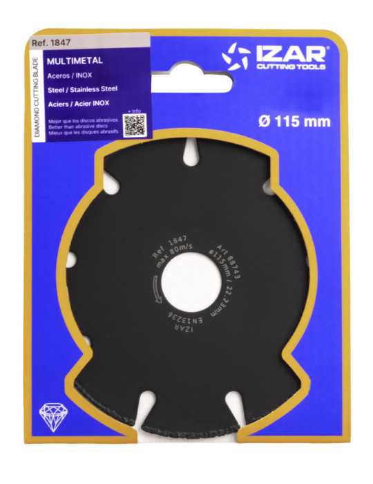 Disco 125 mm Diamante Metal -1847- IZAR