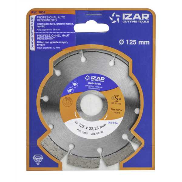 Disco 150 x 10 mm Diamante Segmentado Laser Profesional -1852- IZAR
