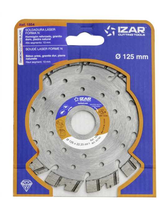 Disco 180 x 10 mm Diamante Soldado Laser N -1854- IZAR